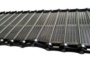 304SS uitzetbaar Bladmetaal Diamond Mesh Panels Conveyor Belt