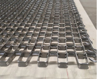 20cm200cm van de de Muurbekleding van de Roestvrij staalTransportband het Metaalnetwerk