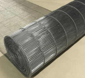 SS304 SS316 Vlak Mesh Type Conveyor Belt Wire voor Chocoladekoekje het Vervoeren