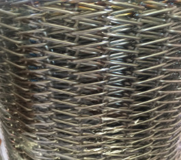 De Vlakke Draad Diamond Mesh Steel Screen Conveyor Belt van de kettingsverbinding