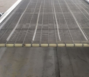 Vlakke Flex Metal Food Processing Mesh-Riemdraad voor Transportband