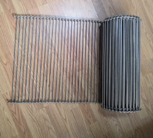 Het aangepaste Roestvrije staal Mesh Belt Conveyor Chain van de Metaaldraad