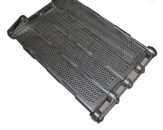 SUS304 van de Draadmesh conveyor belt for food van de plaatverbinding de Korrelvervoer