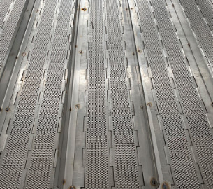 SUS304 van de Draadmesh conveyor belt for food van de plaatverbinding de Korrelvervoer
