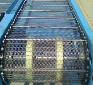 WeerstandsKettingoverbrenging op hoge temperatuur Vlak Flex Belt Wire Mesh voor Transportband