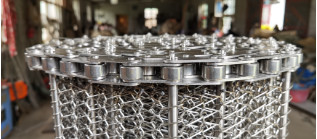 WeerstandsKettingoverbrenging op hoge temperatuur Vlak Flex Belt Wire Mesh voor Transportband