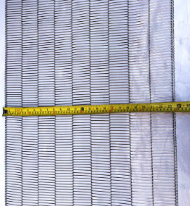 Voedselrang 304 de Vlakke Flex Wire Mesh Belt For-Transportband van de Chocoladefabriek