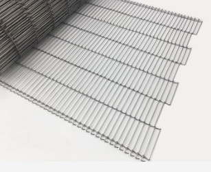 Gelast 304SS-Voedsel Mesh Belt Wire Fabric voor de Transportband van de Ladderketting