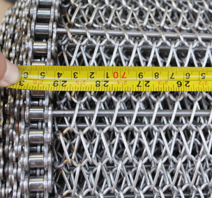 De Geweven Draad Mesh Fabric Conveyor Belt van het saldoweefsel SUS304 SS