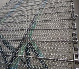 De bladenTransportband van Diamond Mesh Steel Mesh van de voedselrang voor Oven
