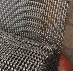 De bladenTransportband van Diamond Mesh Steel Mesh van de voedselrang voor Oven