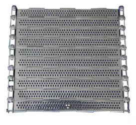 De Verbinding van de Kettingsmesh belt plate slat conveyor van het douaneroestvrije staal