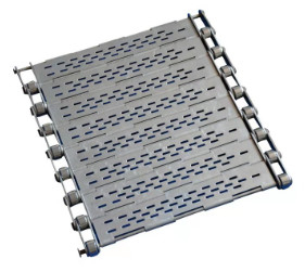 De Verbinding van de Kettingsmesh belt plate slat conveyor van het douaneroestvrije staal