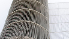 Aangepaste Hittebestendige Vlakke Flex Wire Oven Food Mesh-Riem Schermende Broodjes
