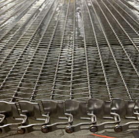 Dubbel Evenwichtige SS201-lidstaten Wire Mesh van de Roestvrij staalTransportband