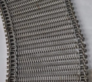 Riem van het Weefselmesh wire fabric for conveyor van de metaalketting de Spiraalvormige Nederlandse