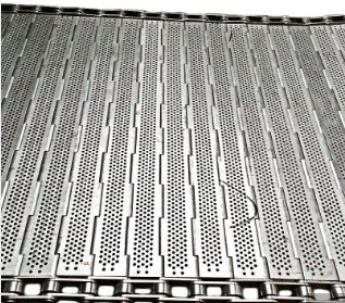 De industriële Transportband Met platte kop van Mesh Belt For Food Processing van de Roestvrij staalketting