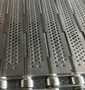 De industriële Transportband Met platte kop van Mesh Belt For Food Processing van de Roestvrij staalketting
