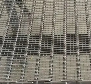 Van het de Randoog van de kettingsverbinding de Riem van Flex Conveyor Stainless Steel Mesh