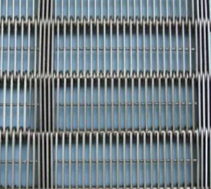 Van het de Randoog van de kettingsverbinding de Riem van Flex Conveyor Stainless Steel Mesh
