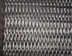 SS304-draad de op hoge temperatuur van Kettingsmesh belt balanced weave