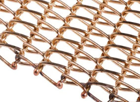 Decoratieve Metaalketting Mesh Belt Chain Link Fence Mesh Fabric