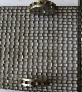 Industriële Vlakke de Transportbandketting Mesh For Assembly Line van het Draadroestvrije staal