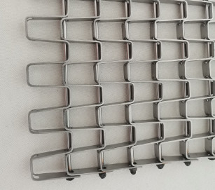 Van de de Samenstellingsdraad van de roestvrij staalhoningraat de Riem van Mesh Metal For Food Conveyor