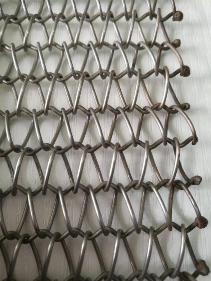 0.5mm4mm Evenwichtige Spiraalvormige SS de Tunneloven van Draadmesh belt conveyor for bakery 0
