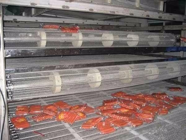 0.5mm4mm Evenwichtige Spiraalvormige SS de Tunneloven van Draadmesh belt conveyor for bakery 9