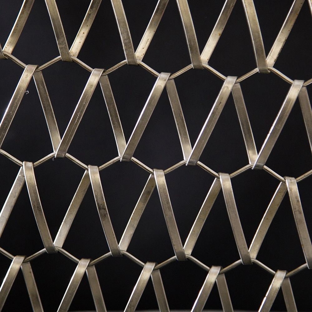 6m Evenwichtig Gelast Zonnepaneel Architecturaal Mesh Cladding Metal Wire For 0